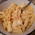 Макароны с пармезаном и сливками