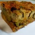 Мусака из риса и кабачков