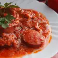 Быстрый ужин с сарделькой