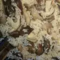 Рис с грибами шиитаке