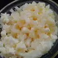 Рис с брынзой для малышей