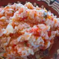 Постный рис с помидорами