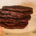 Полезные банановые блины с овсяными хлопьями и мукой рожкового дерева