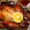 Индейка фаршированная квашеной капустой и рисом