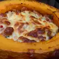 Фаршированная тыква с мясом и грибами
