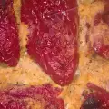 Фаршированный перец с молочным соусом