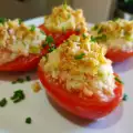 Фаршированные помидоры с кускусом