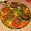 Сочные фаршированные овощи с заливкой