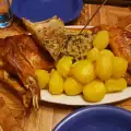 Фаршированный кролик в духовке