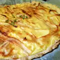 Тарт с пастернаком и козьим сыром