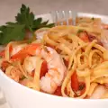 Паста с морским коктейлем