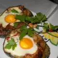 Рататуй из баклажанов с яйцом