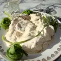 Салат из баклажанов с густым молоком