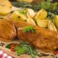 Кролик в духовке с картофелем