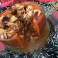 Сладкая фаршированнная тыква на Рождество