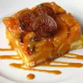 Запеченная тыква с молоком и карамелью