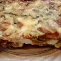 Запеканка из сладкого перца с брынзой