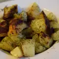 Запеченная картошка в чесночном масле с пармезаном