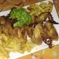 Хрустящие куриные крылышки с горчицей