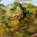 Курица с горохом в зональной диете