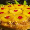 Перевернутый торт с ананасом