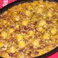 Самое вкусное постное блюдо с луком-пореем и красной фасолью