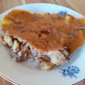 Постная мусака с гречкой
