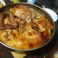 Поросенок, фаршированный квашеной капустой