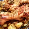 Мясо индейки с картофелем и пивом