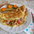 Пышный омлет с начинкой