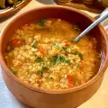 Рагу из красной чечевицы с овощами