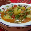 Рагу из картофеля и стручковой фасоли
