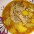 Мясо козленка с картофелем