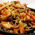 Спагетти по-китайски с мясом