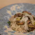 Классическое ризотто с шампиньонами и пармезаном
