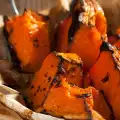 Запеченная тыква с молоком