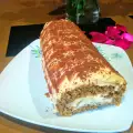 Роскошный кофейный рулет с маскарпоне