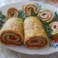 Рулет из кабачков и сладких перцев