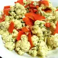 Салат из цветной капусты и моркови