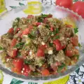 Салат из баклажанов и сладкого перца