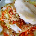 Салат с киноа и белой рыбой