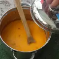 Шкембе чорба с вешенками
