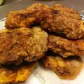 Небольшие шницели с фаршем и картофелем