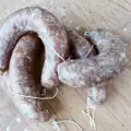 Домашний суджук из свиной лопатки
