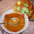 Вкусная красная чечевица с чесноком