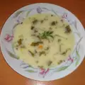 Супа из картофеля и шпината