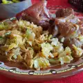 Кале - свинина с квашеной капустой и рисом