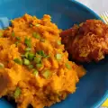 Пюре из сладкого картофеля с мускатным орехом