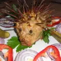 Вкусные ежики из мясного фарша с яичной начинкой