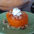 Десерт из тыквы с творогом